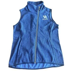 NWT Cutter & Buck University of Kentucky Full Zip Sweater Vest Sz Women's Large